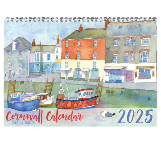 Emma Ball, Cornwall A4 Calendar 2025