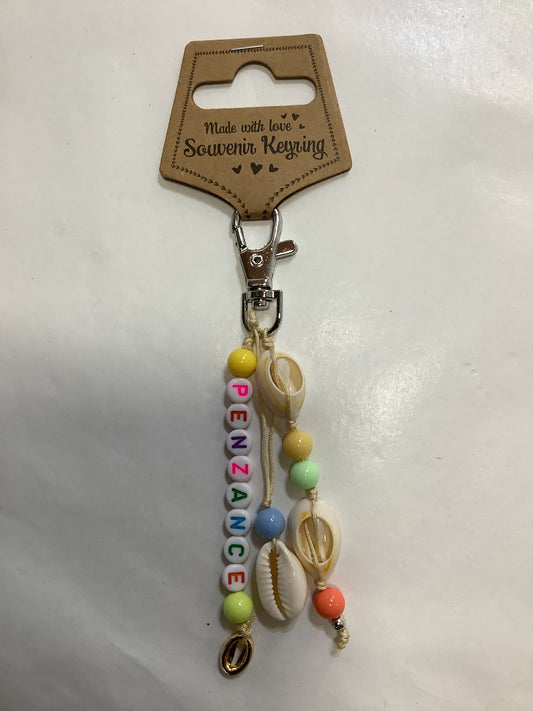 Penzance Shell Keyring