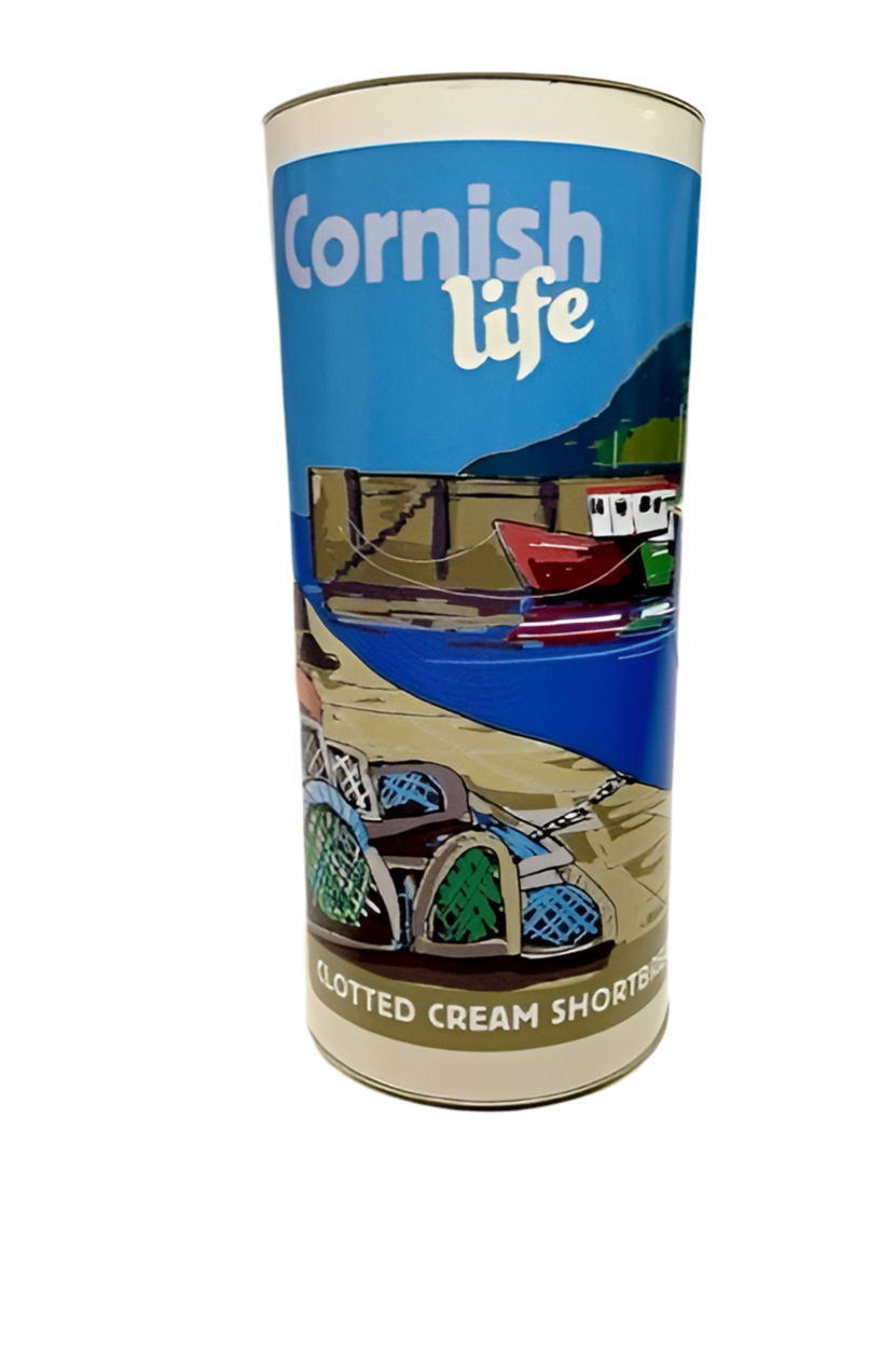Clotted Cream Shortbread Tube - Harbourside 200g