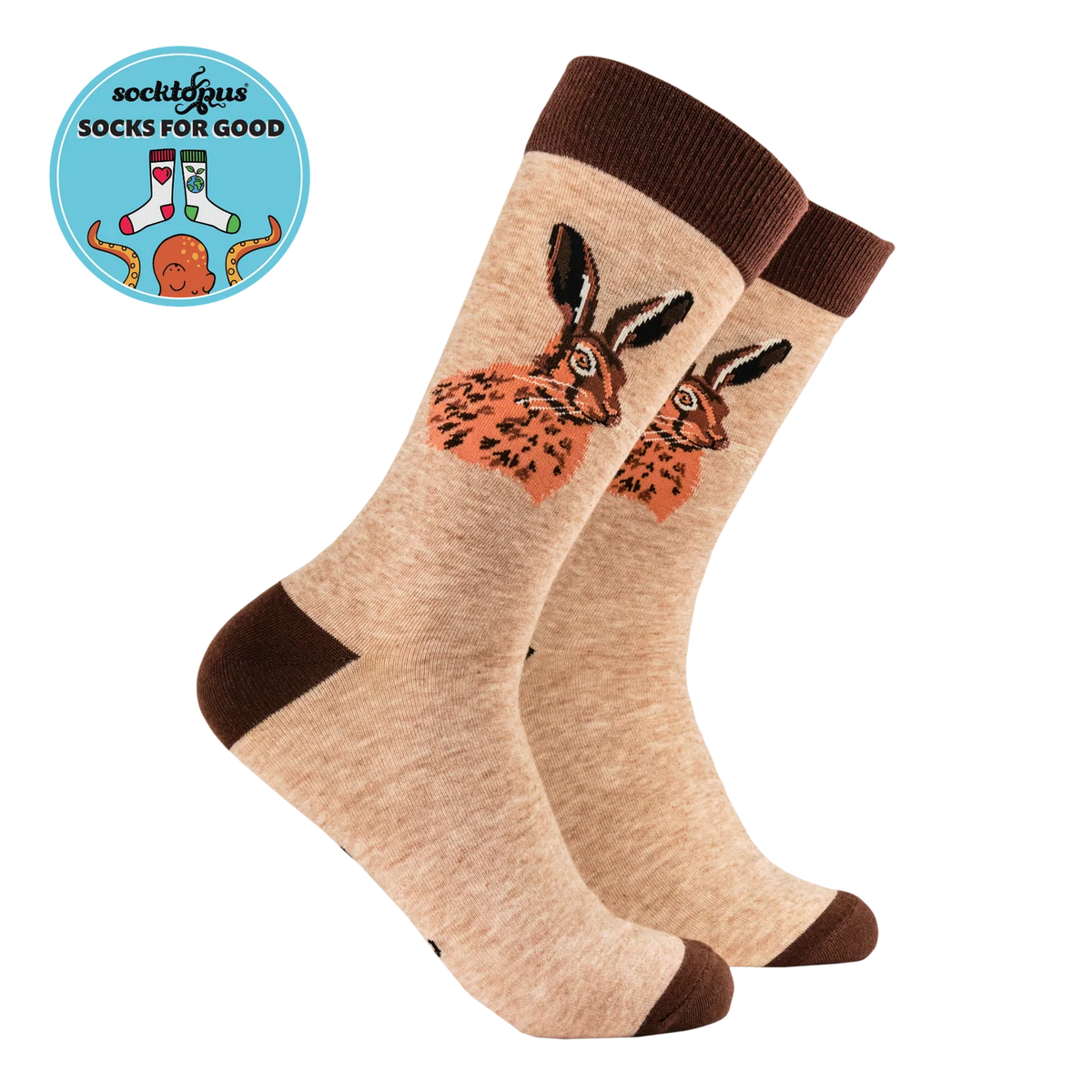 Hare Socks - Socktopus x Robert E Fuller (4-8)