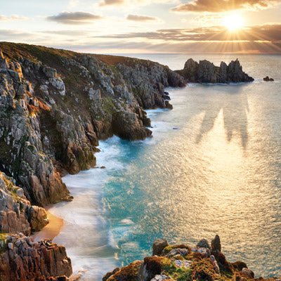 Porthcurno Greeting Card