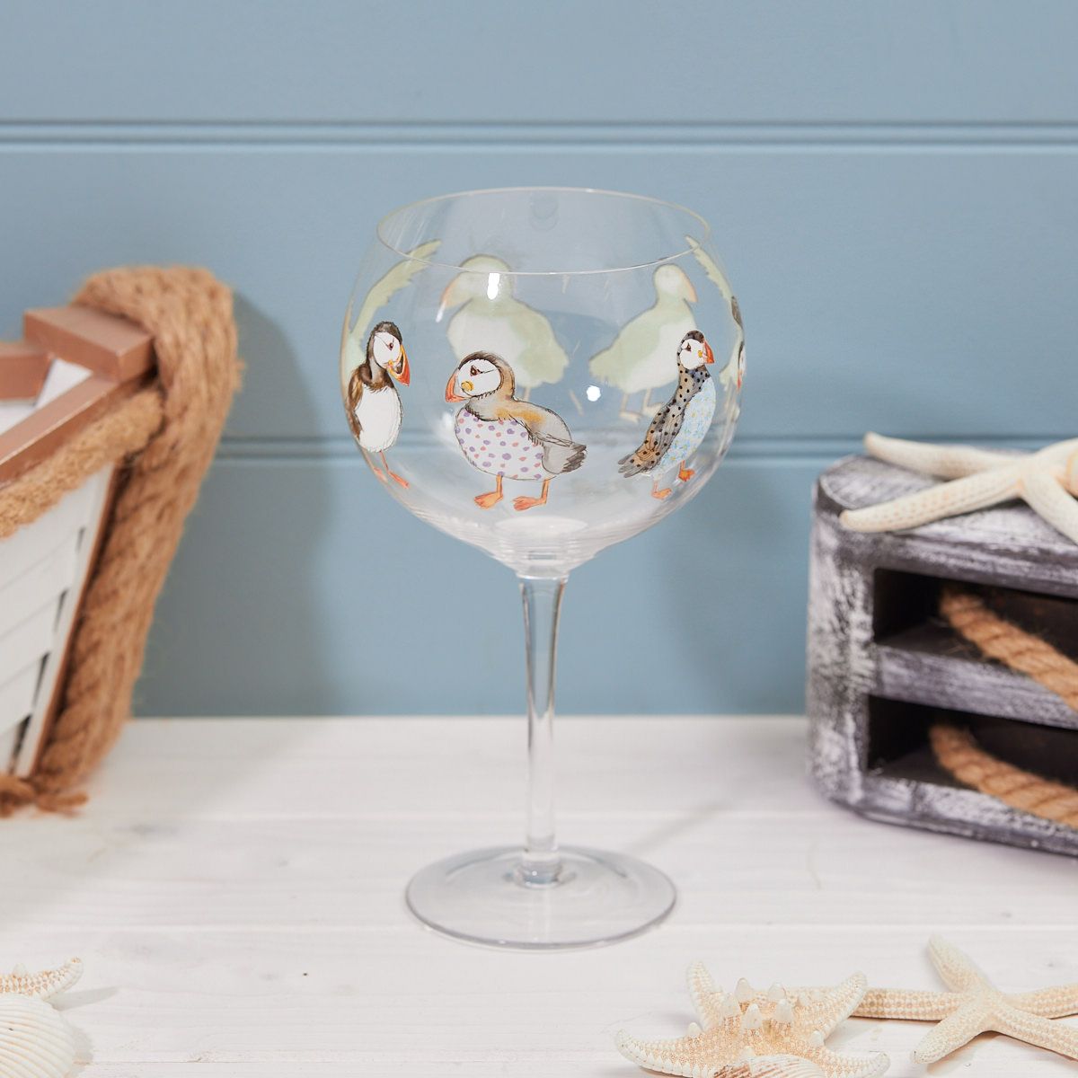 Puffin Gin Balloon Glass, Boxed