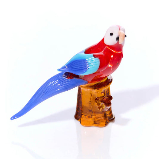 Glass Parrot Ornament