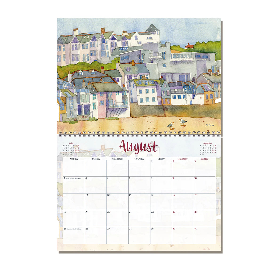 Emma Ball, Cornwall A4 Calendar 2025