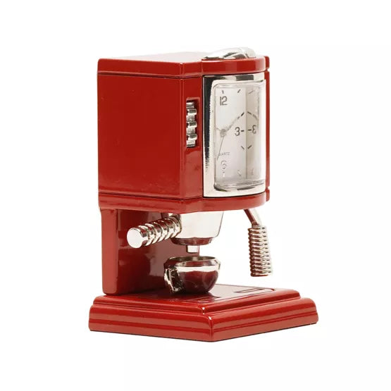 Miniature Coffee Machine Clock