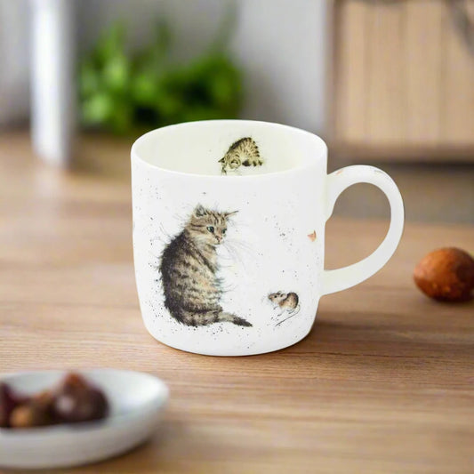Wrendale Cat and Mouse Mug