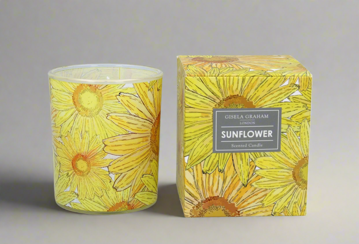 Gisela Graham, Sunflower Vanilla Scented Candle