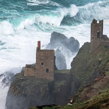Stormy Botallack Greeting Card