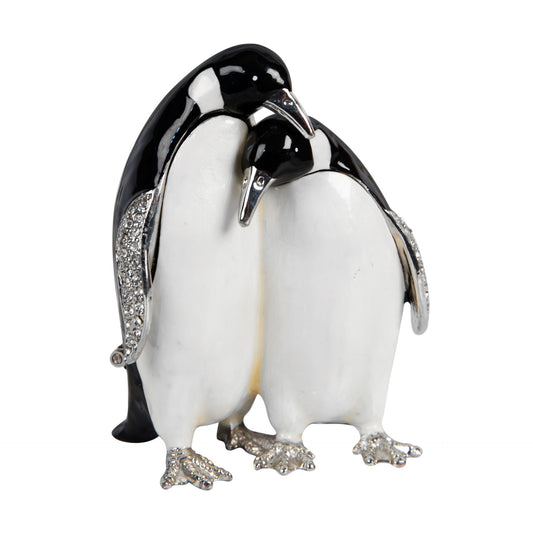 Pair of Penguins Treasured Trinket Box