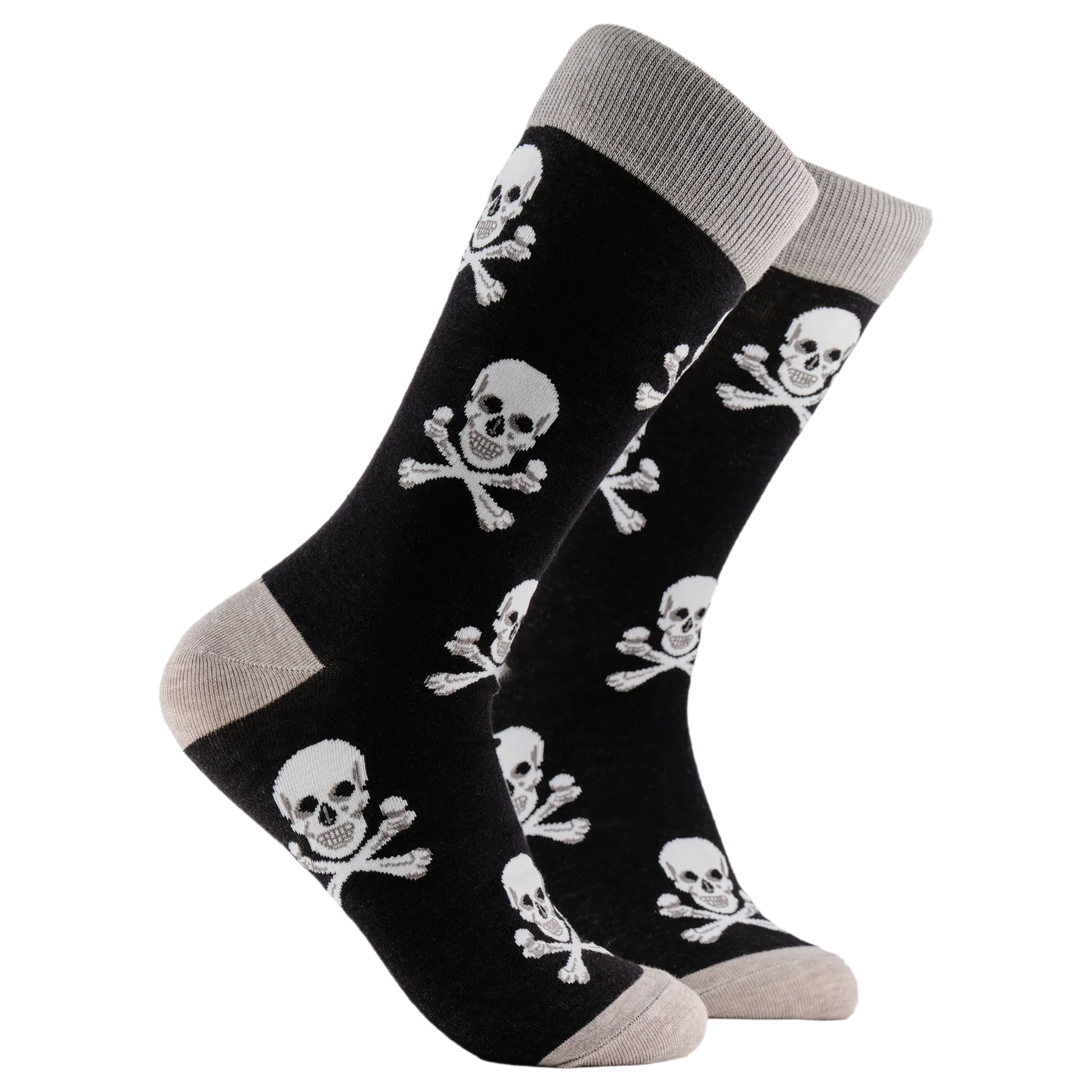 Soctopus, Pirate Skull & Cross Bones, Size 9-12 (Euro 43-46)