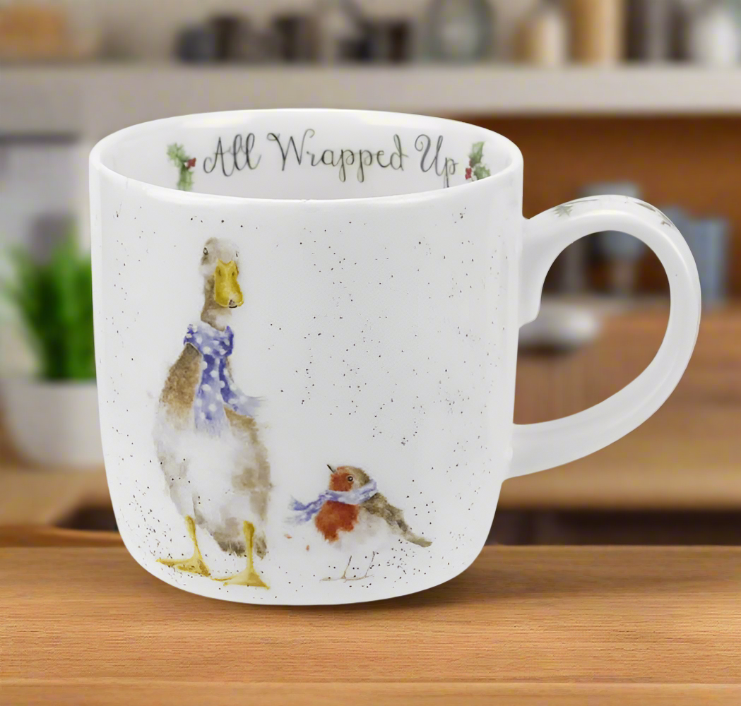 Royal Worcester, Wrendale, 'All Wrapped Up’ Mug