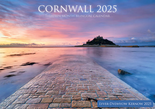 A4 Cornwall Calendar 2025