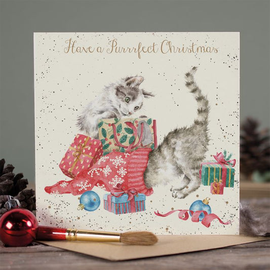 A Purrfect Christmas Cats Christmas Card