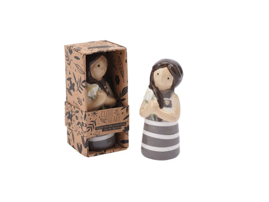 Close At Heart Thank You Flower Girl Figurine