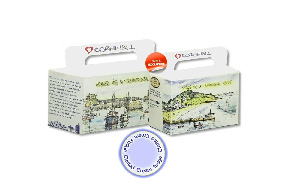 Clotted Cream Fudge Carry Box, 150g