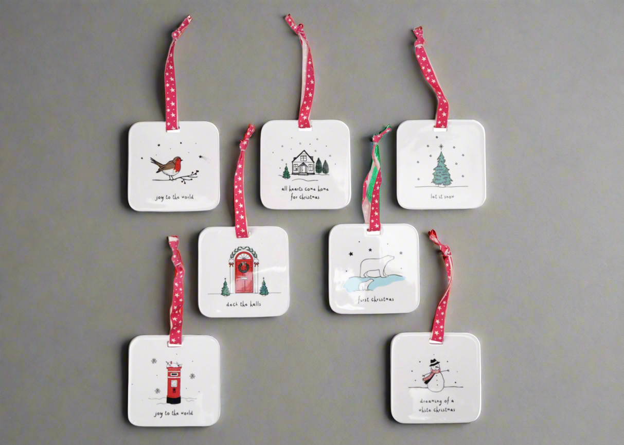 Christmas Ceramic Hangers