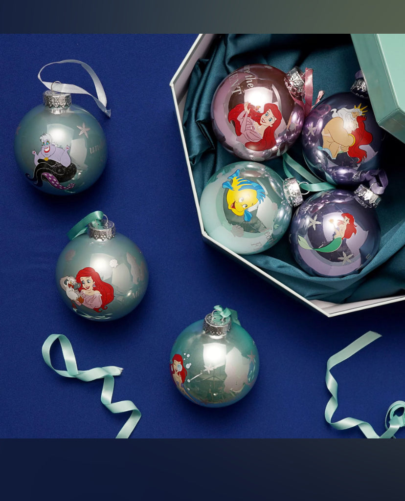 Disney’s Little Mermaid Bauble set