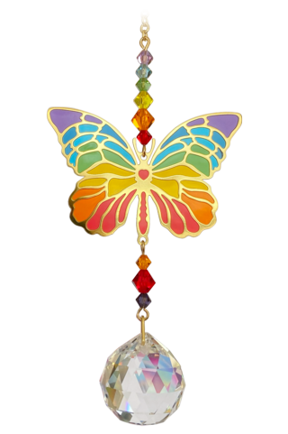 Crystal Dreams Butterfly - Rainbow