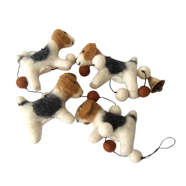 Handmade Felt Terrier String