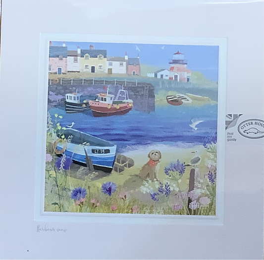 Heydays Harbour View Greetings Card