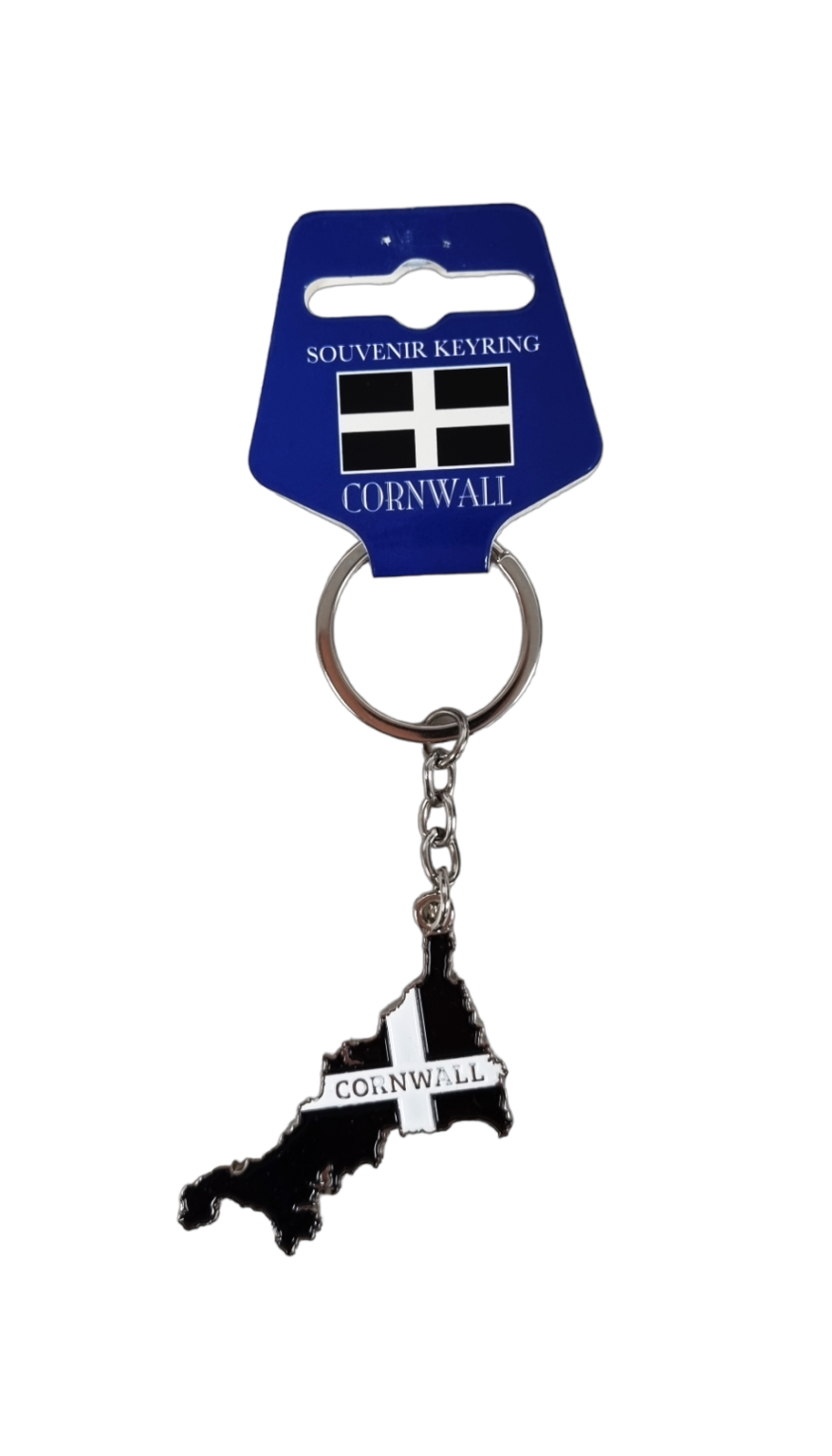 Cornwall Map Keyring