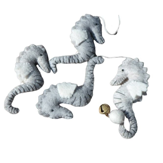 Handmade Felt Seahorse String