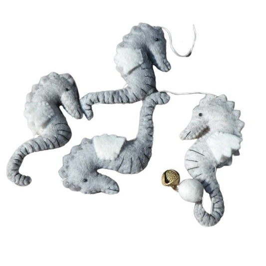 Handmade Felt Seahorse String