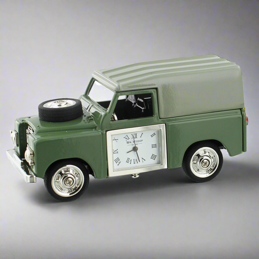 Miniature Land Rover Clock