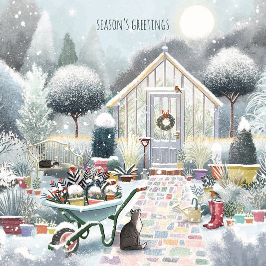 Charity 10 Pack Christmas Garden Christmas Cards