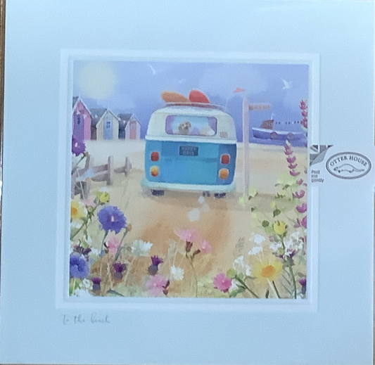Heydays To the Beach Greetings Card