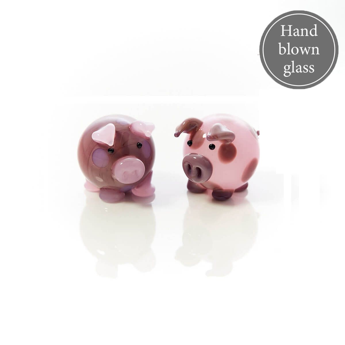 Glass Pig Ornament