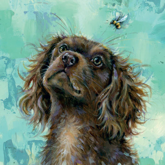 ’Spaniel’ Greetings Card
