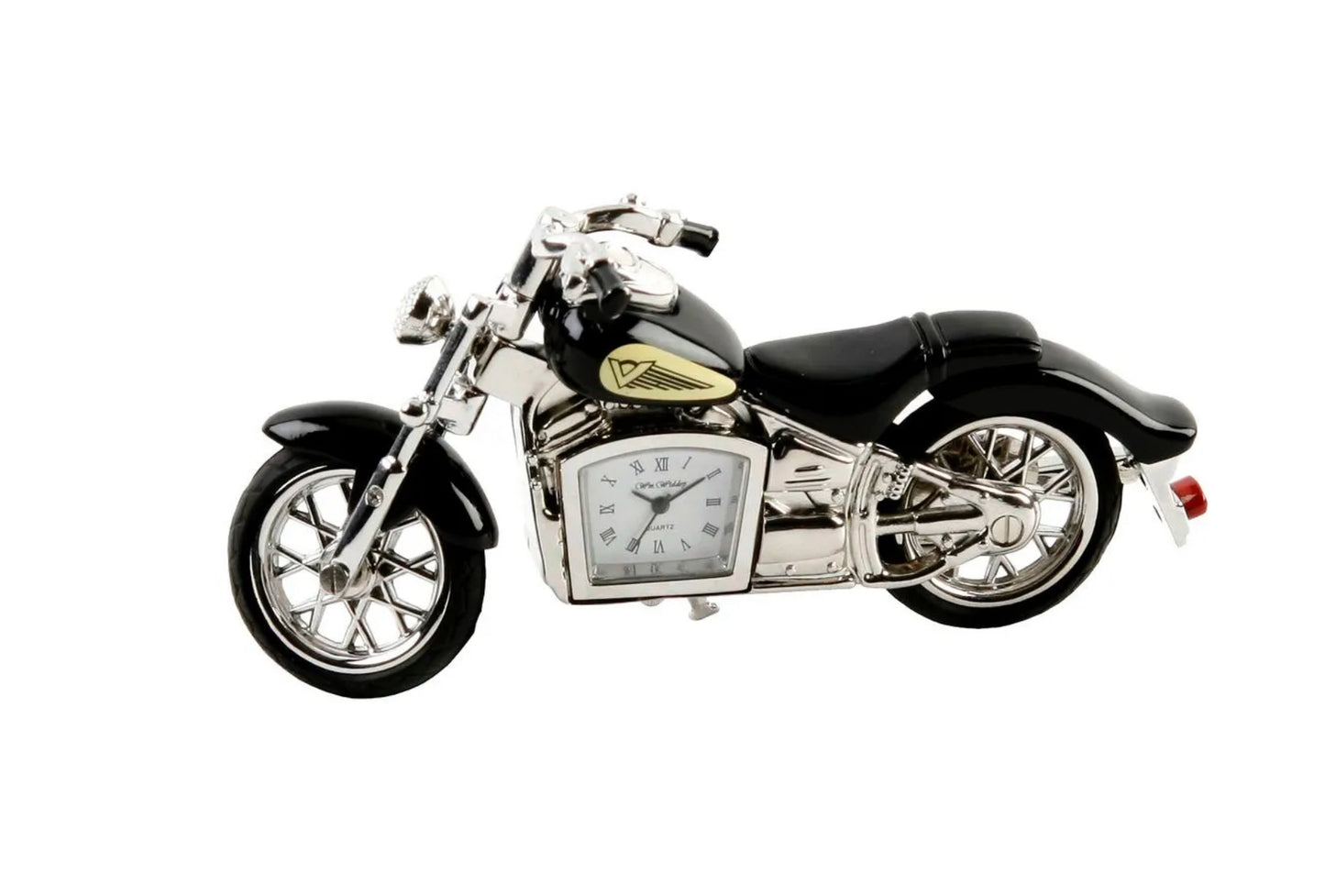 Miniature Clock Indian Style Motorbike