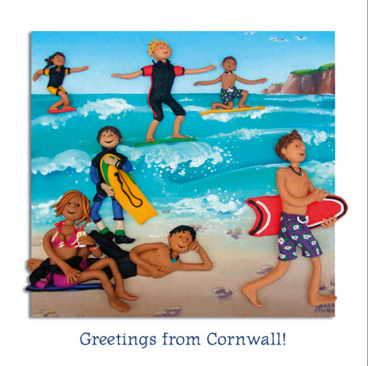 Greetings from Cornwall Card