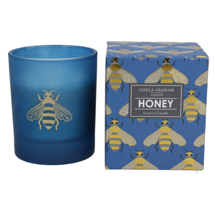 Gisela Graham, Midnight Blue Bees, Honey Scented Candle