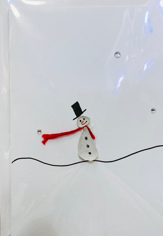 Sea Glass Christmas Card