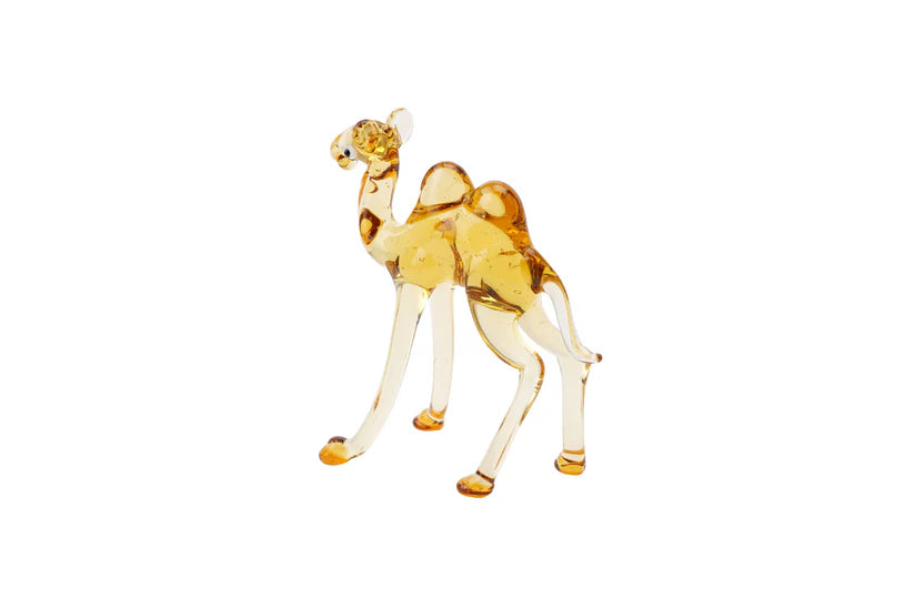 Glass Camel Figurine