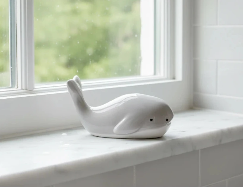 Ceramic Whale Ornament