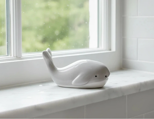 Ceramic Whale Ornament
