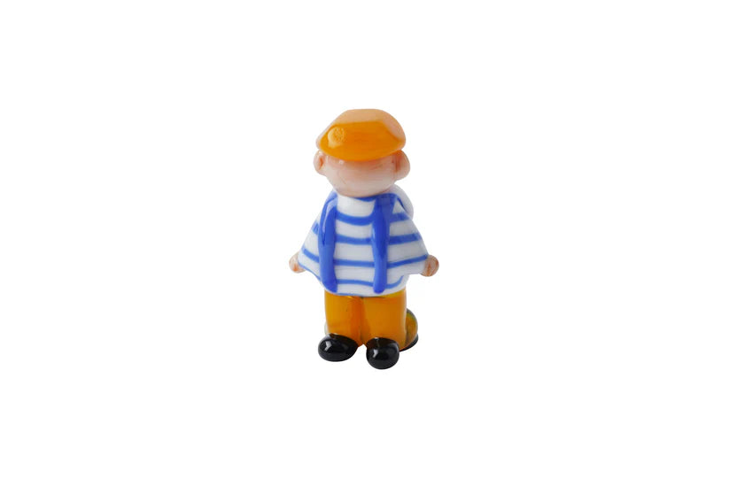 Glass Cornish Fisherman Figurine