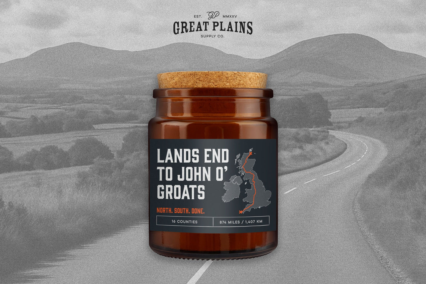 "Land'd End to John O'Groats" Scented Candle, 170g