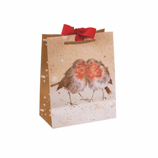 Medium Robin Christmas Gift Bag