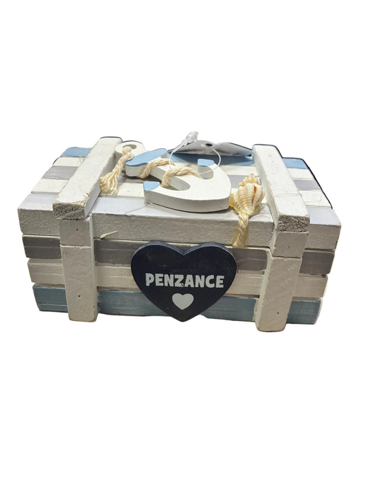Penzance Wooden Trinket Box