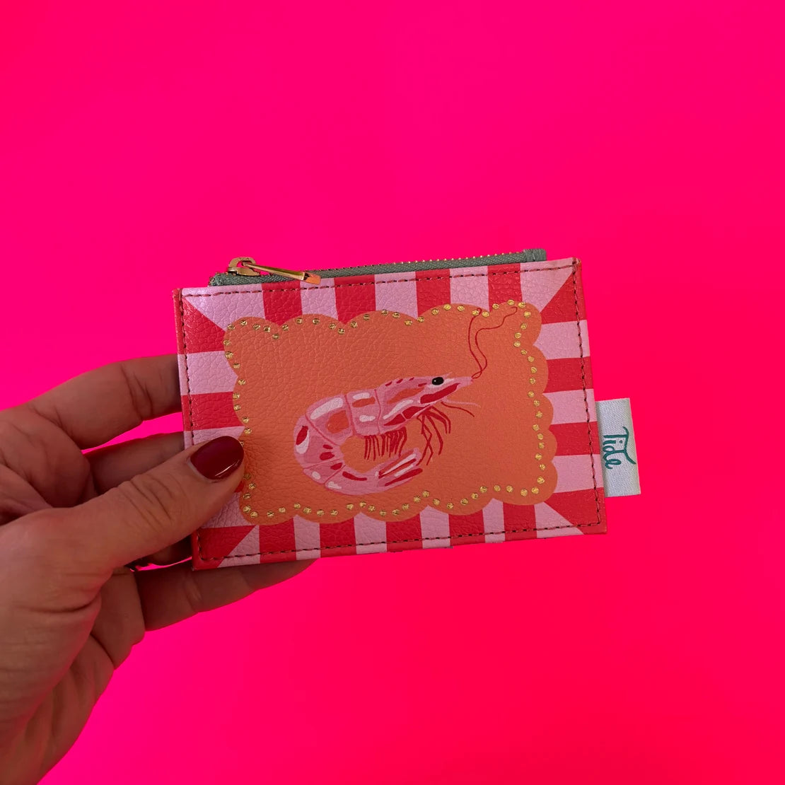 Prawn Zip Purse