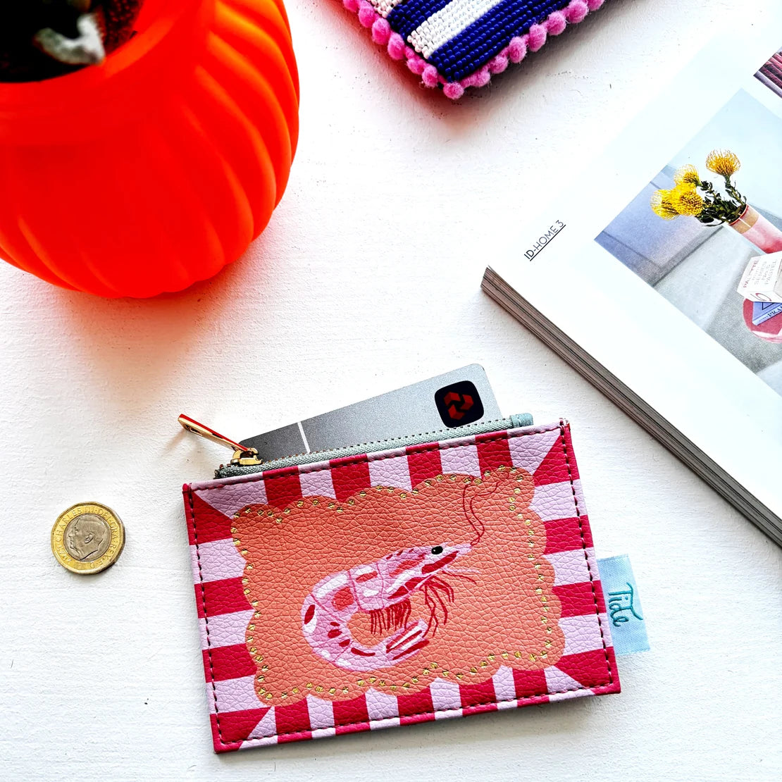 Prawn Zip Purse