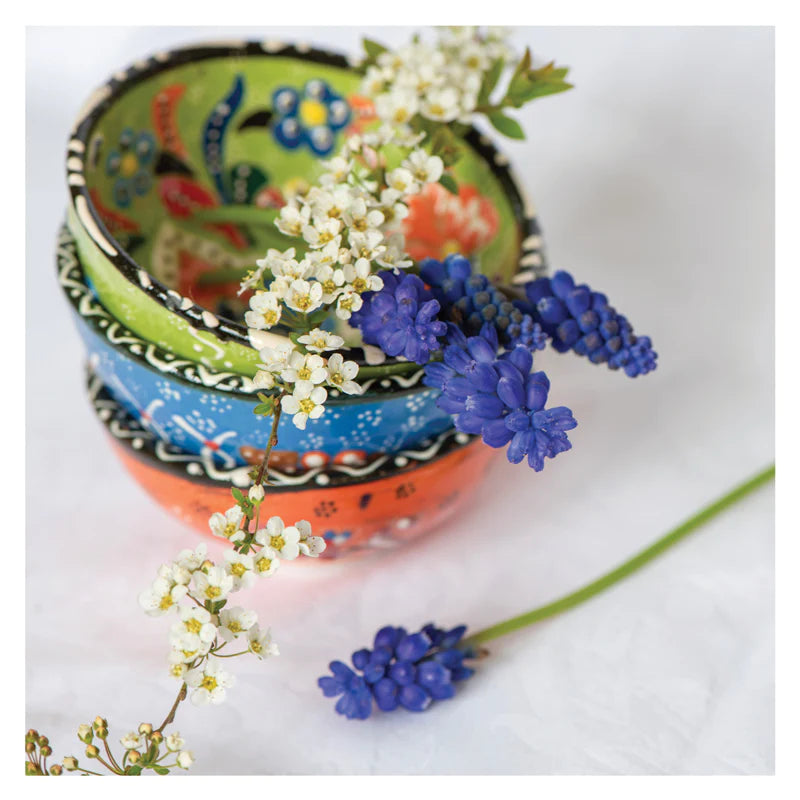 Muscari with Italian Bowls The Garden Studio Greetings Card