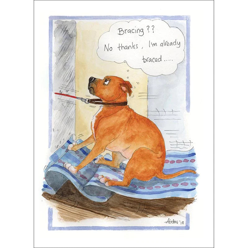 Bracing ? - Alisons Animals Card