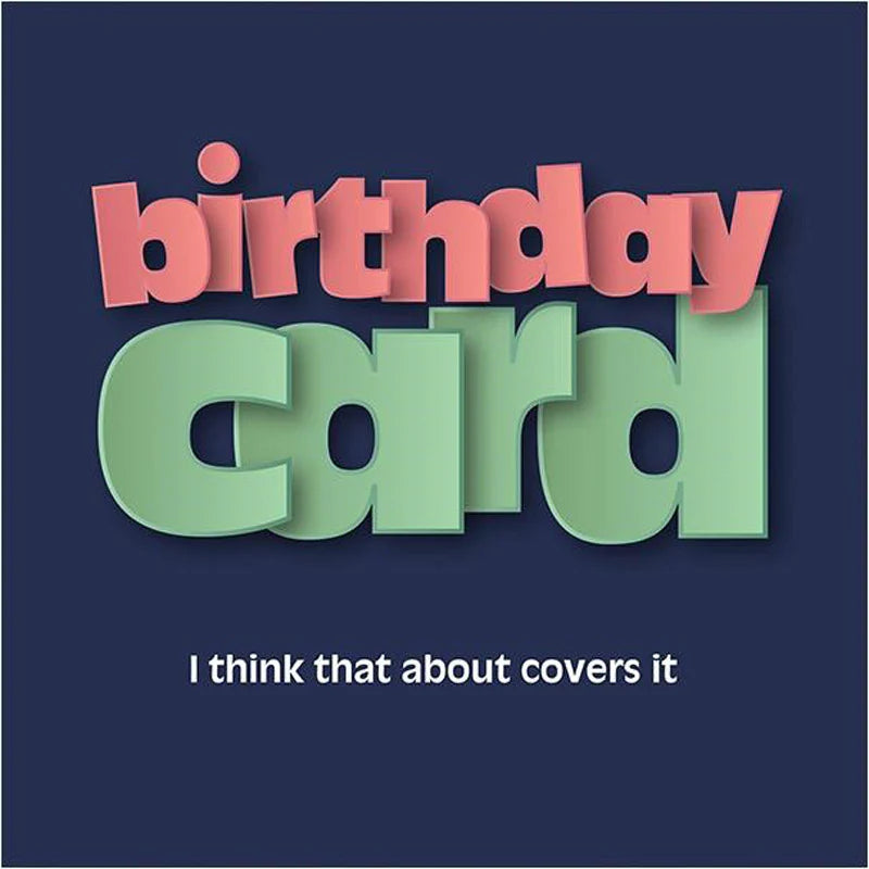 'Birthday Card' Greetings Card