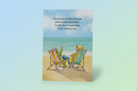 ‘Excellent Human’, Greetings Card