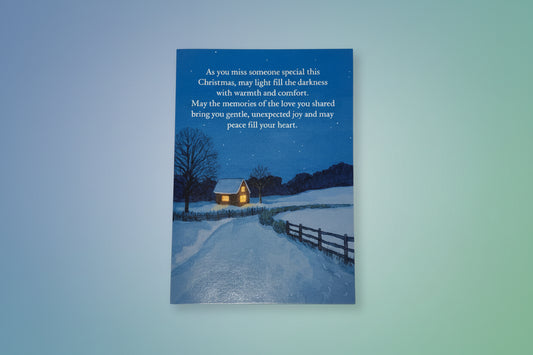 May Light Fill the Darkness, Christmas Card
